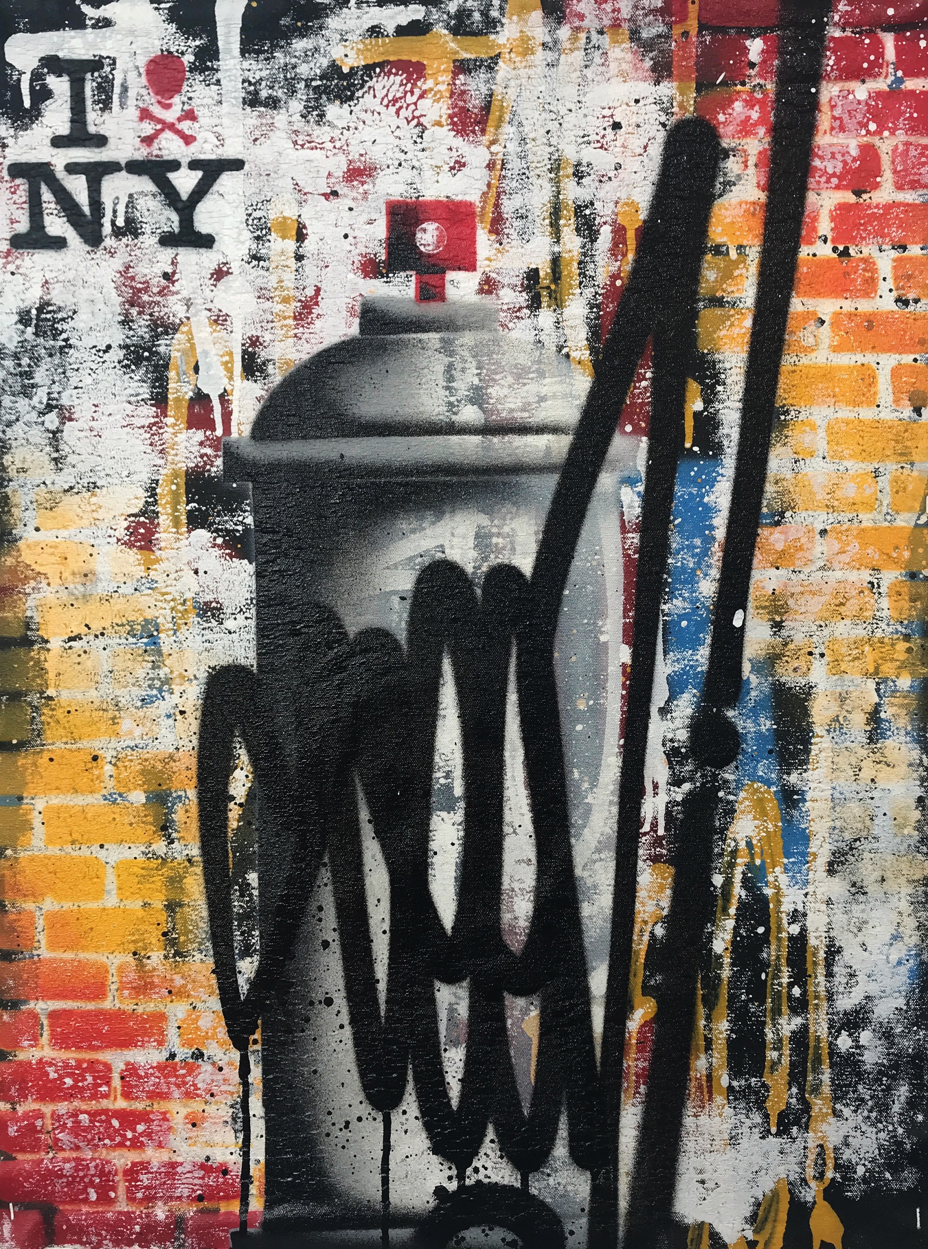 Spraycan series Red tag