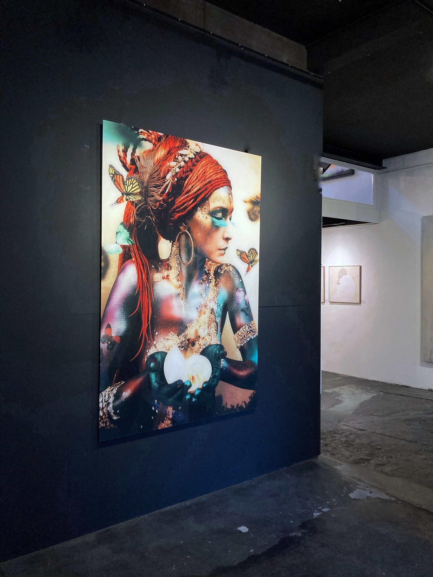 Woman with butterflies I