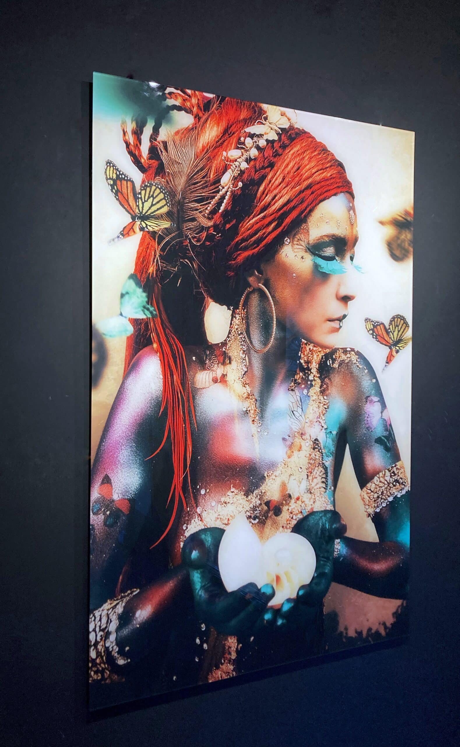 Woman with butterflies I