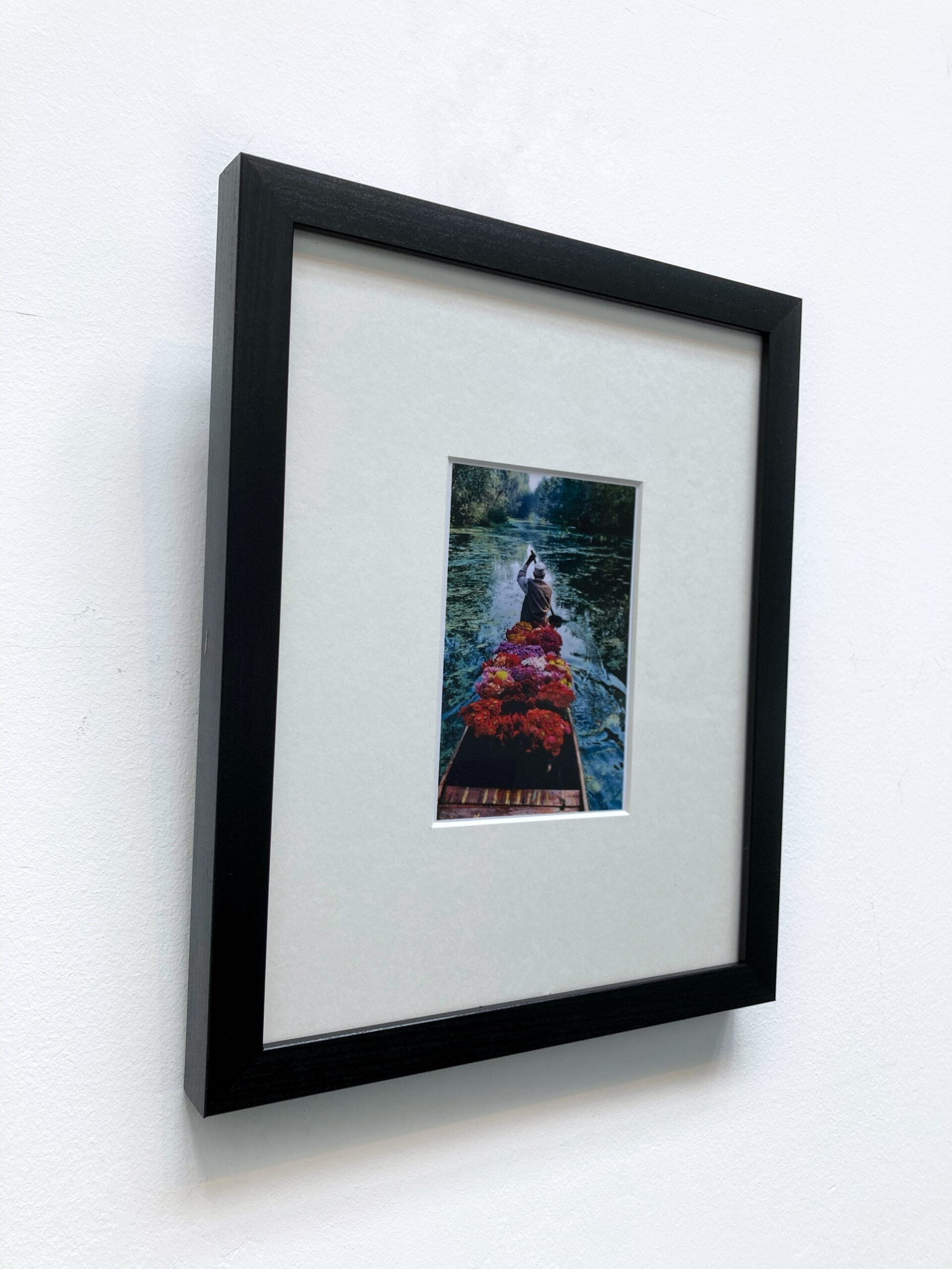 Flower Seller: Dal Lake, Srinagar, Kashmir, 1996
