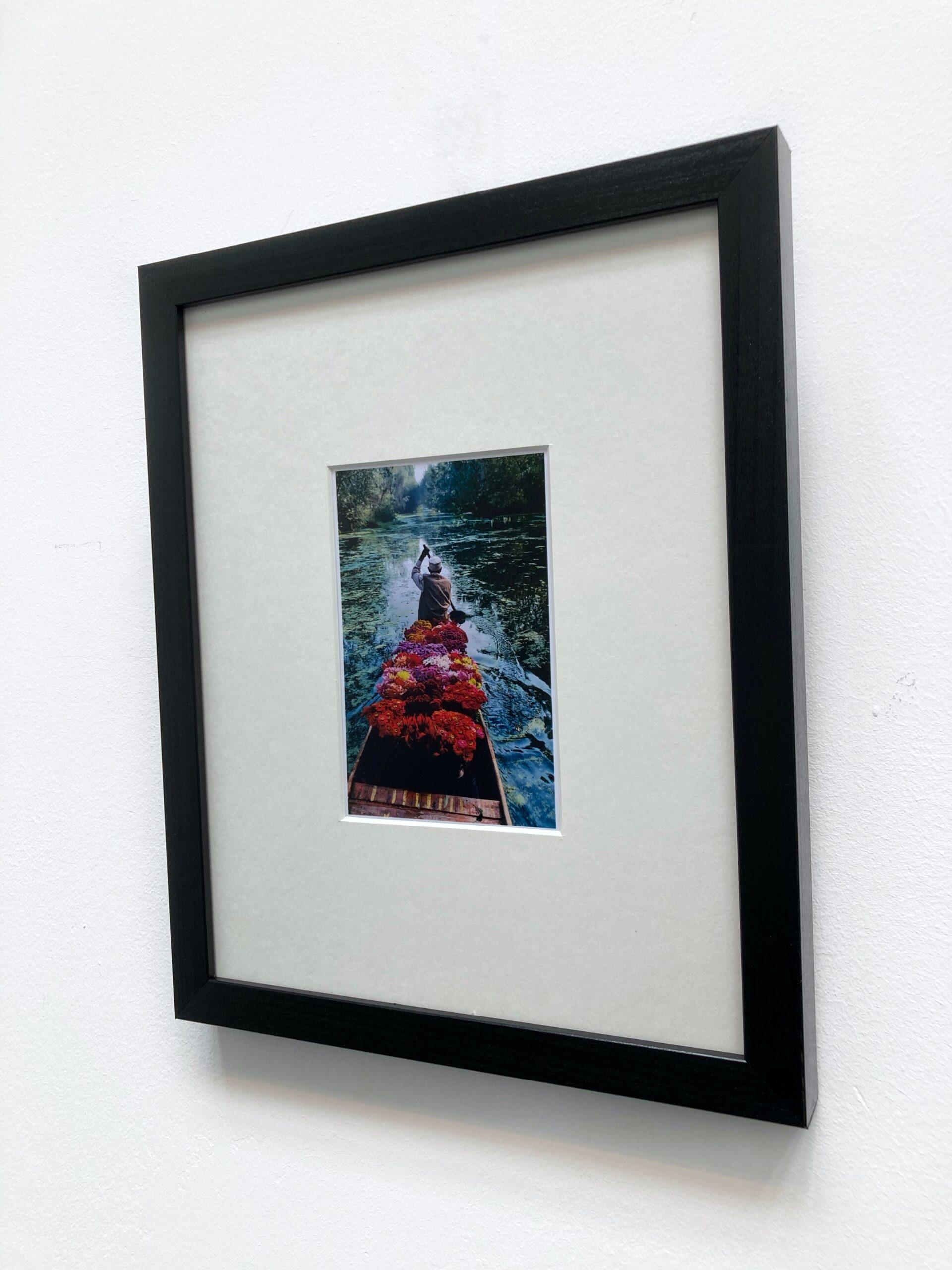 Flower Seller: Dal Lake, Srinagar, Kashmir, 1996