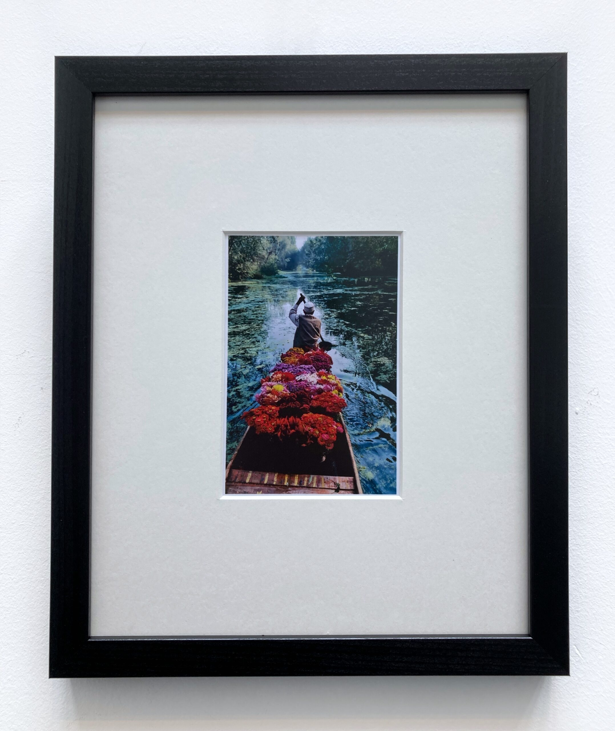 Flower Seller: Dal Lake, Srinagar, Kashmir, 1996