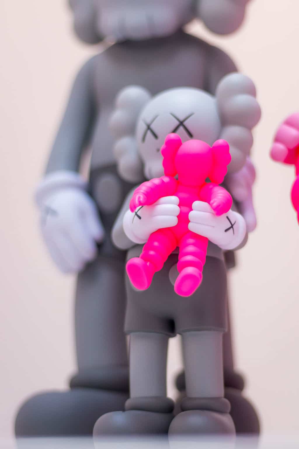 KAWS Family - grey/pink