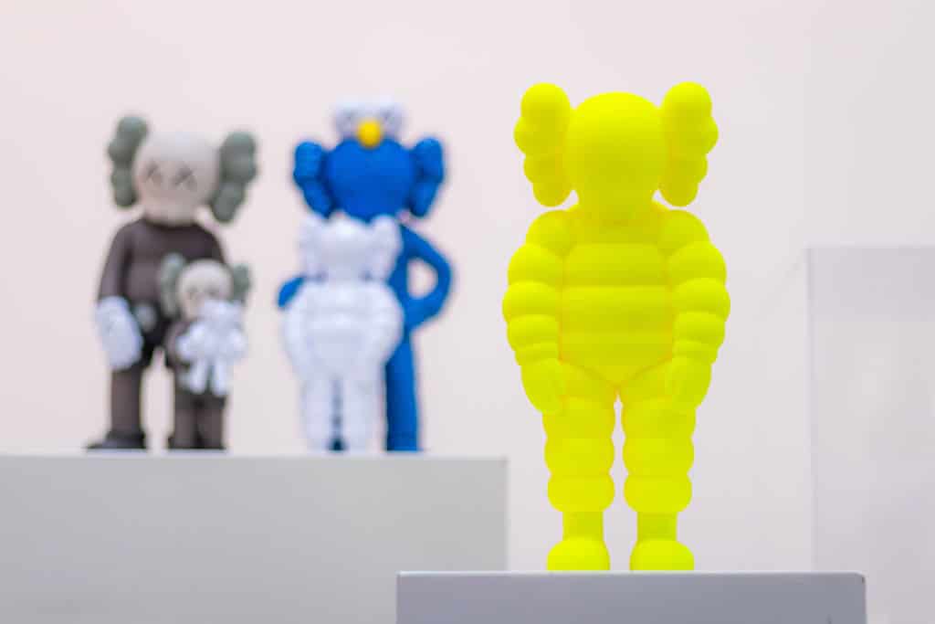 KAWS What Party - yellow