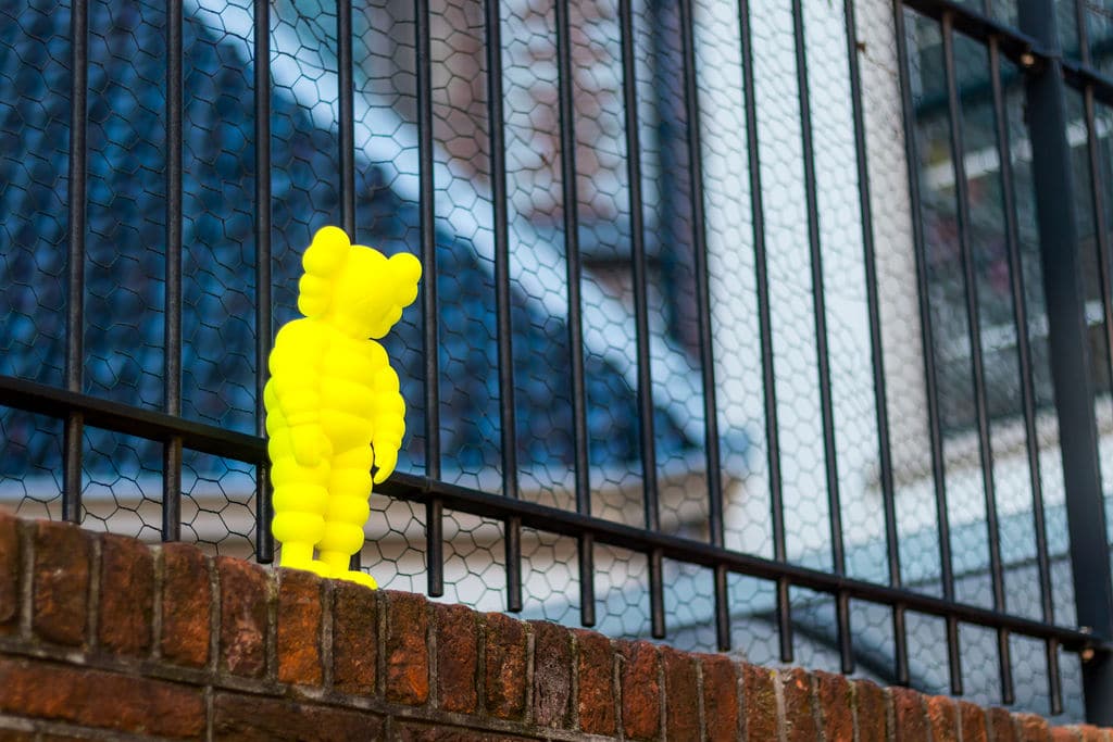 KAWS What Party - yellow
