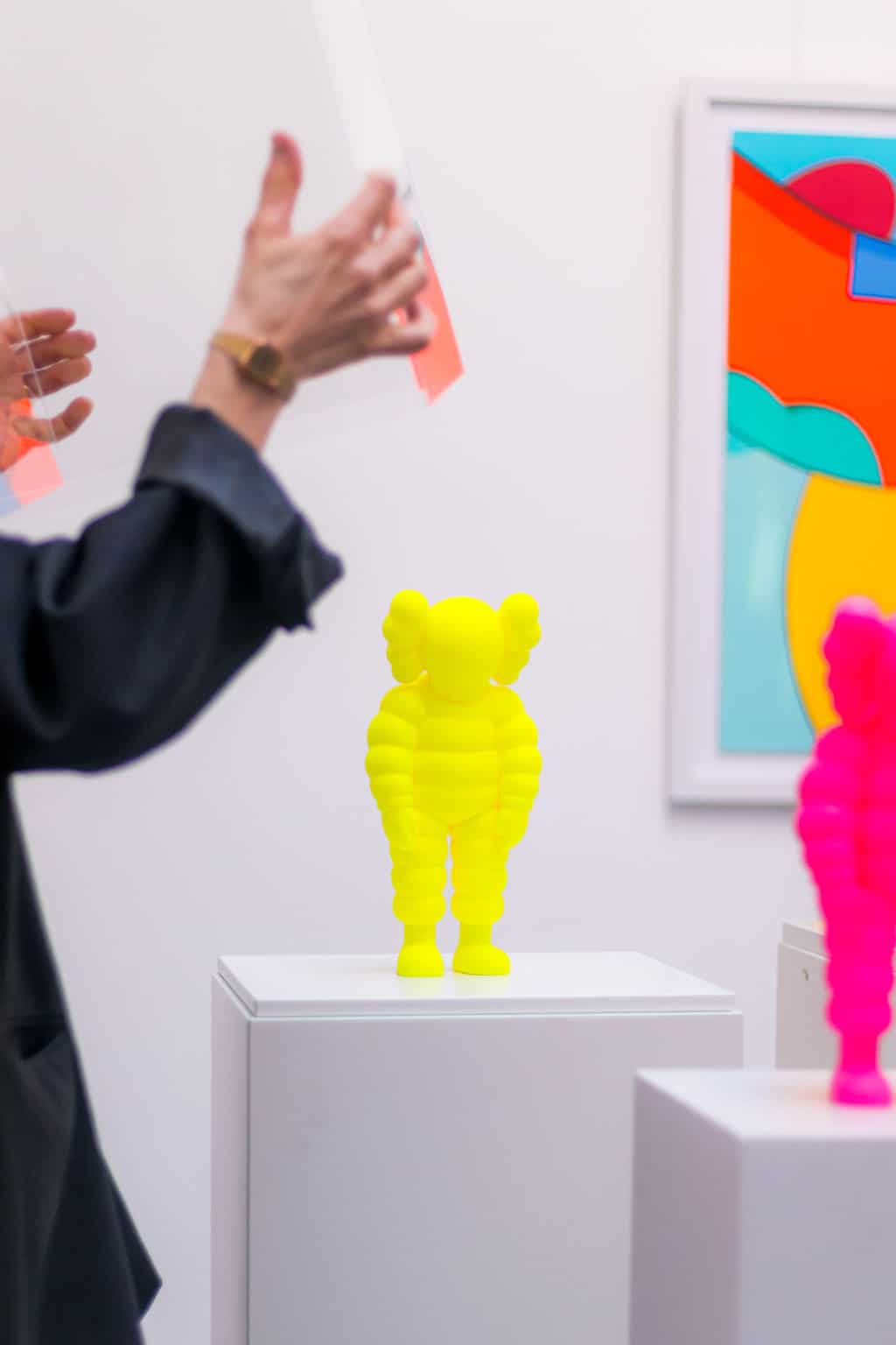 KAWS What Party - yellow