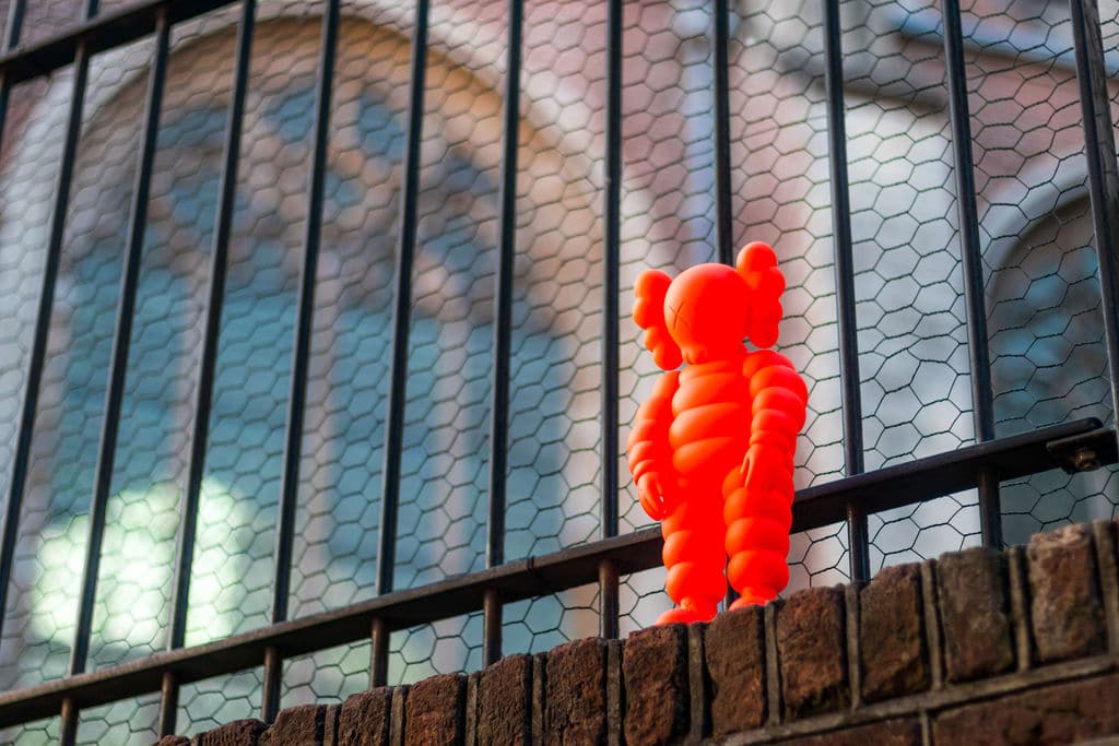 KAWS What Party - orange