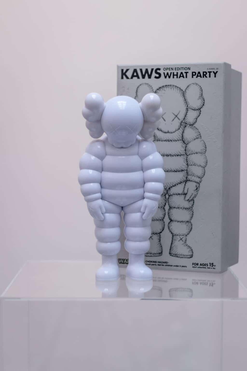 KAWS What Party - white