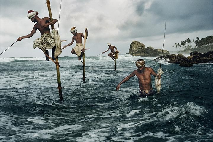 Fishermen, Weligama, South Coast, Sri Lanka, 1995