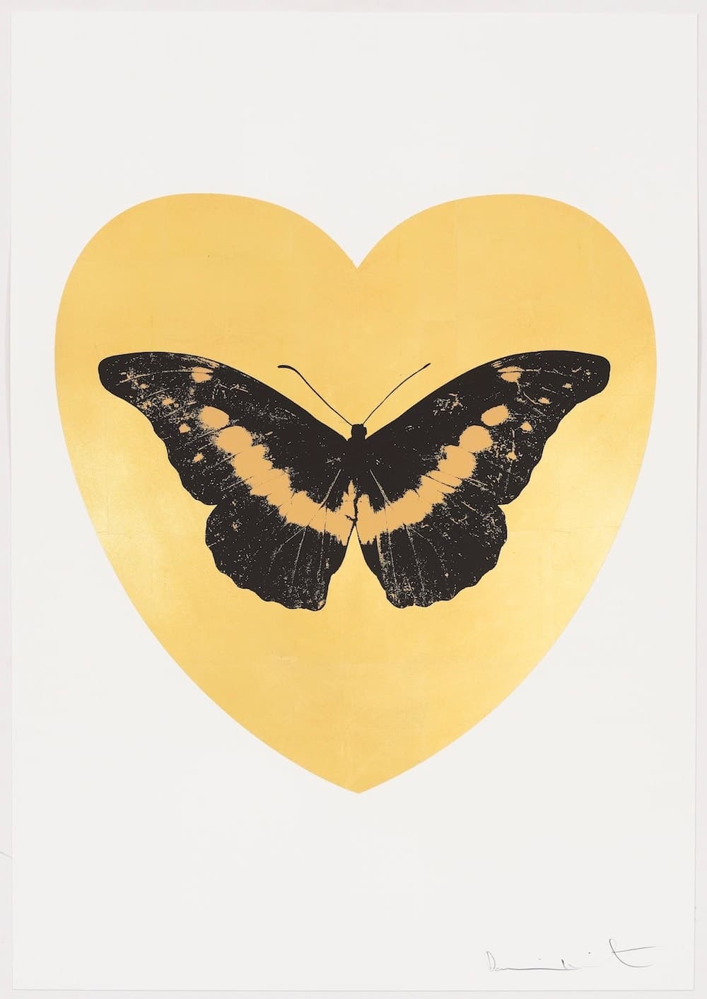 'I Love You' Gold Leaf Black Cool Gold 2015