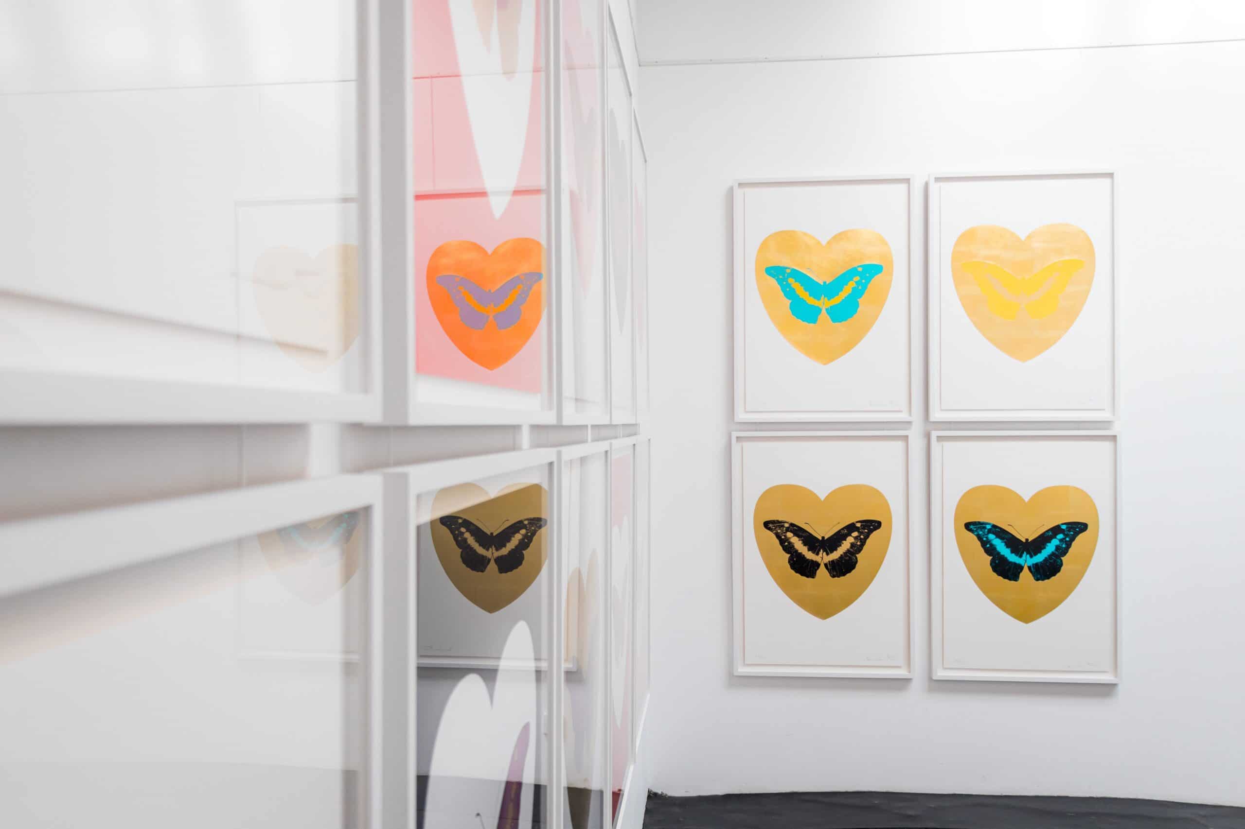 'I Love You' Gold Leaf Black Fuchsia 2015