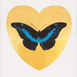 'I Love You' Gold Leaf Black Turquoise 2015