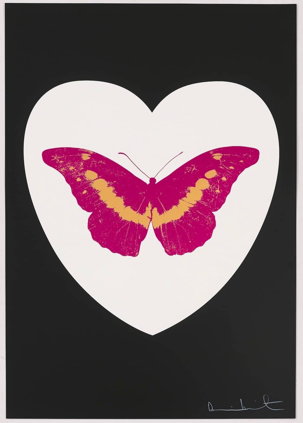 'I Love You' White Black Fuchsia Cool Gold 2015