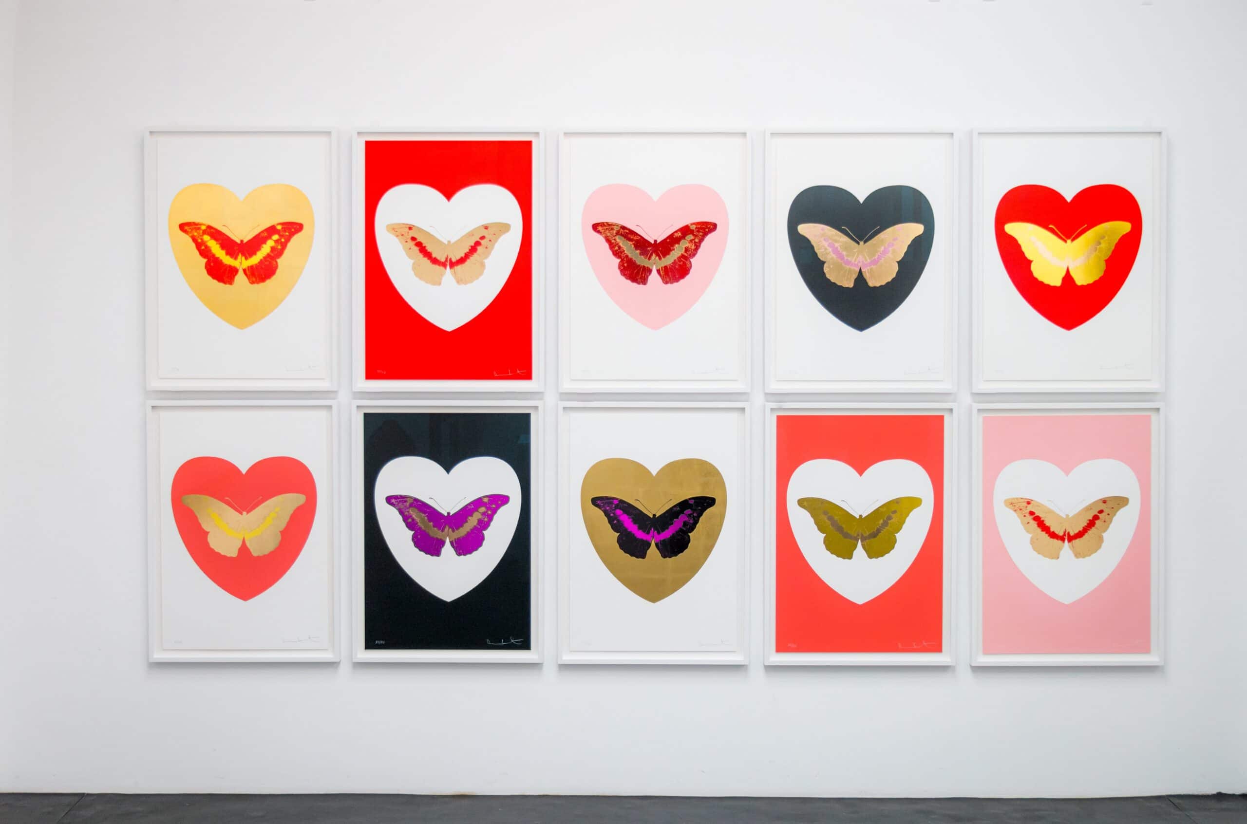 'I Love You' White Black Fuchsia Cool Gold 2015