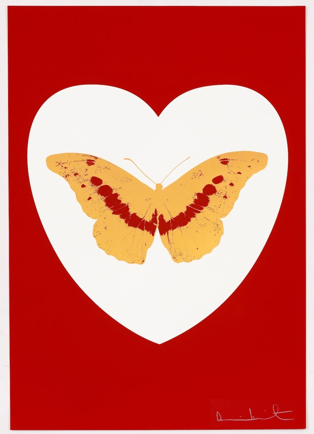 'I Love You' White Red Cool Gold Poppy Red 2015