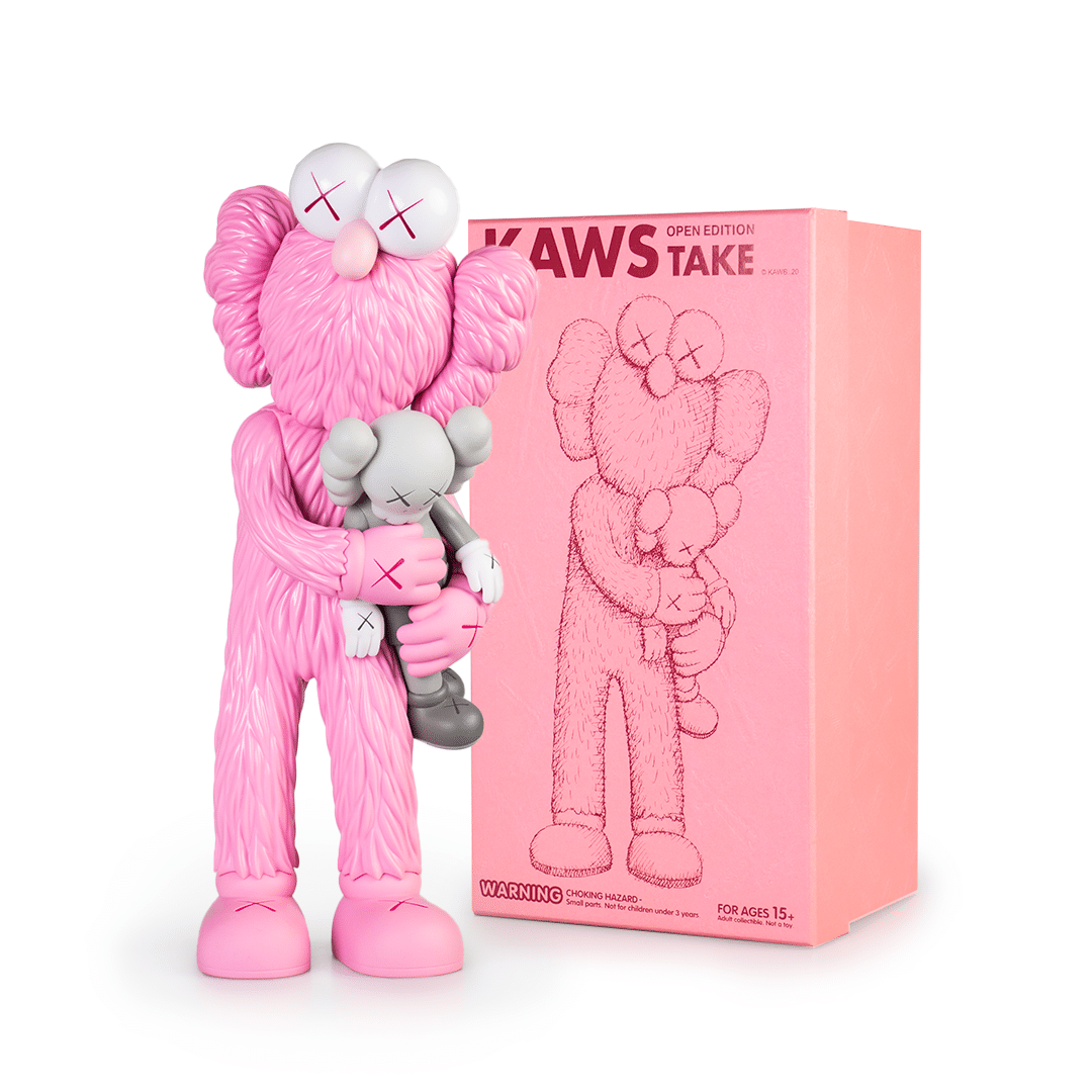KAWS Take Figure - Pink