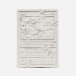 White Crystalized Mew Card