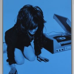 Amy Winehouse Spinning records, London 2010