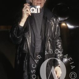 Andy Warhol with camera