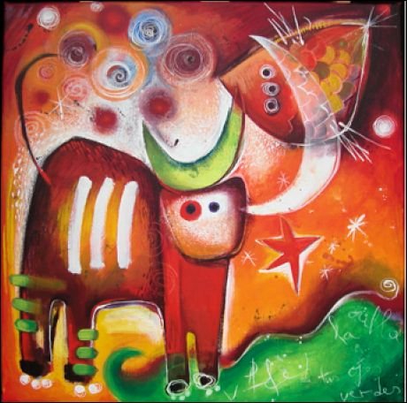 Con los piés en el agua