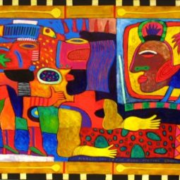 Pintate los labios Maria