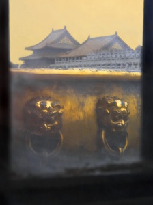 China revisited Twee leeuwen