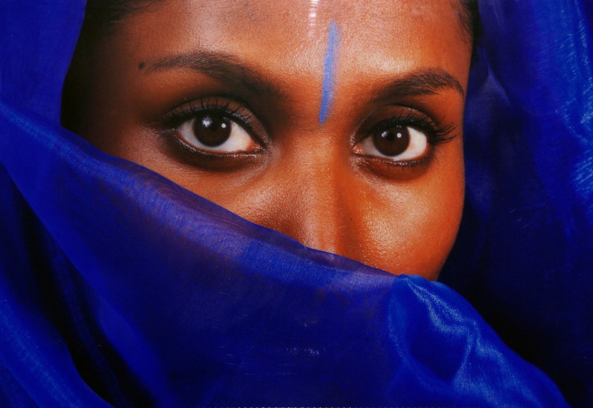 Femme de monde bleu II