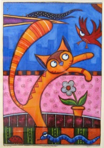 Jumping Johny the Cat