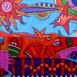 The red mountain dog