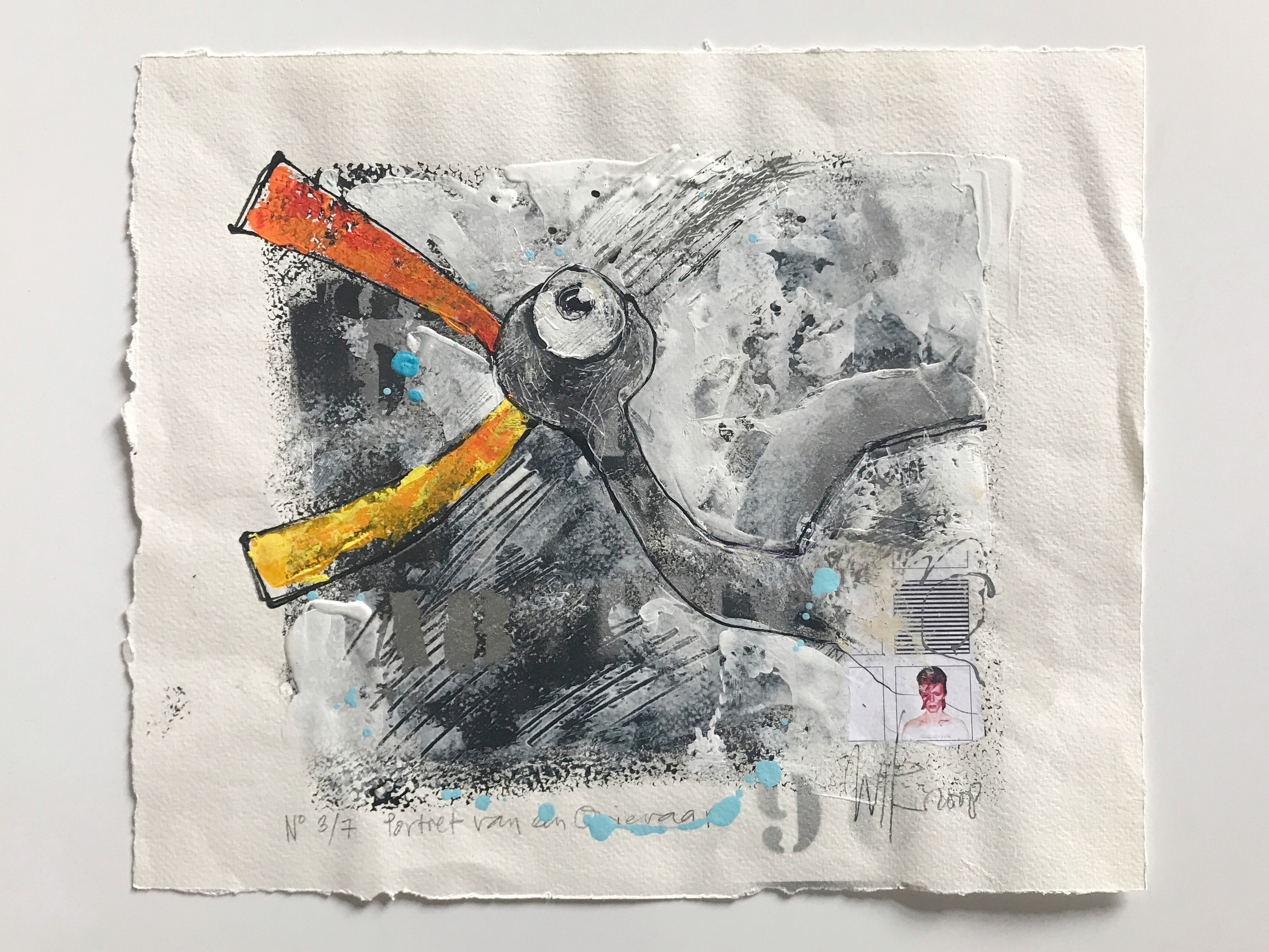 Portret van een ooievaar