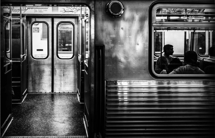 Subway silence - 120x80cm